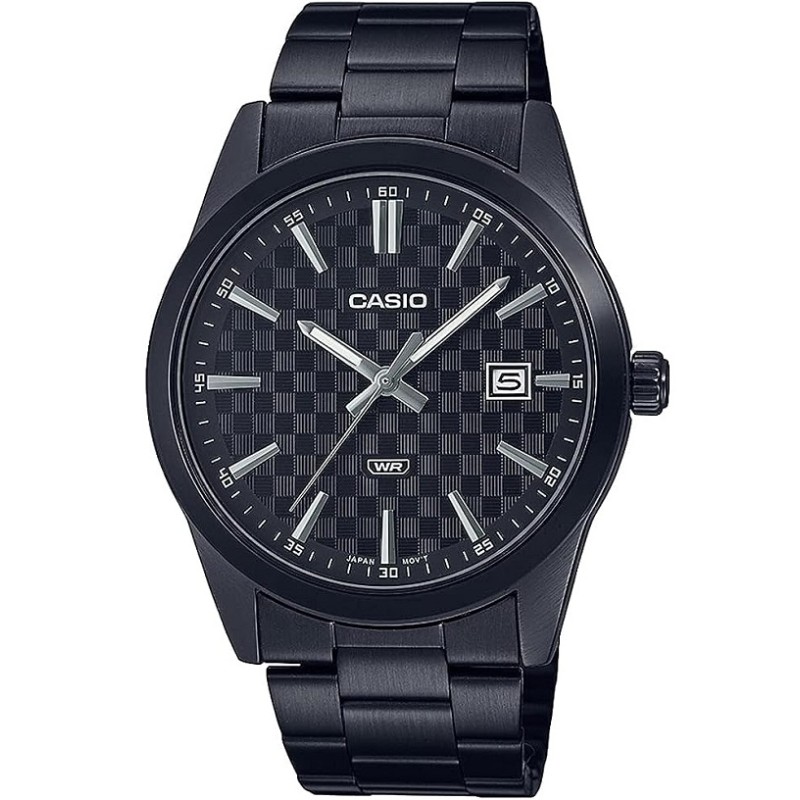 CASIO COLLECTION Mod. DATE - CARBON LOOK - BLACK MTP-VD03B-1AUDF